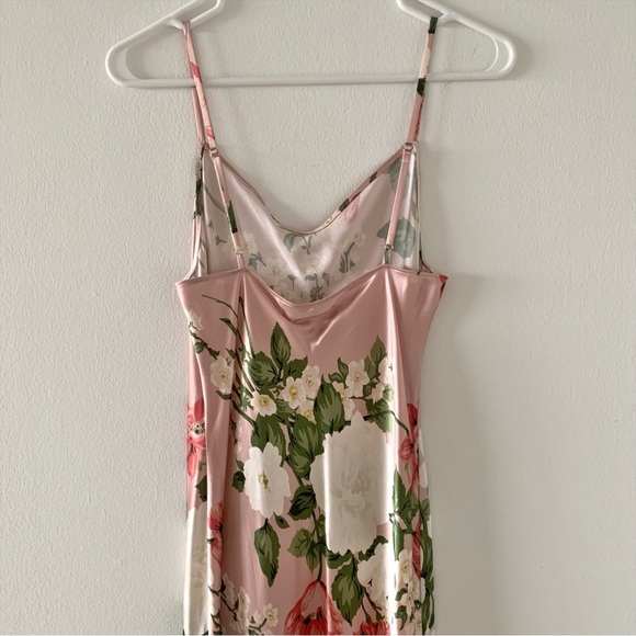 NWT Reformation Parma Silk Dress Rose Garden - Picture 9 of 16